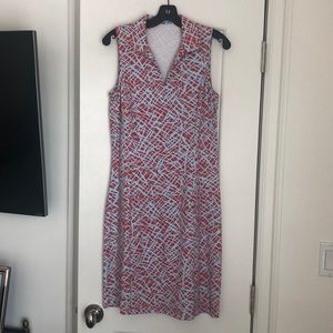 J. McLaughlin sleeveless stretch summer  dress  S